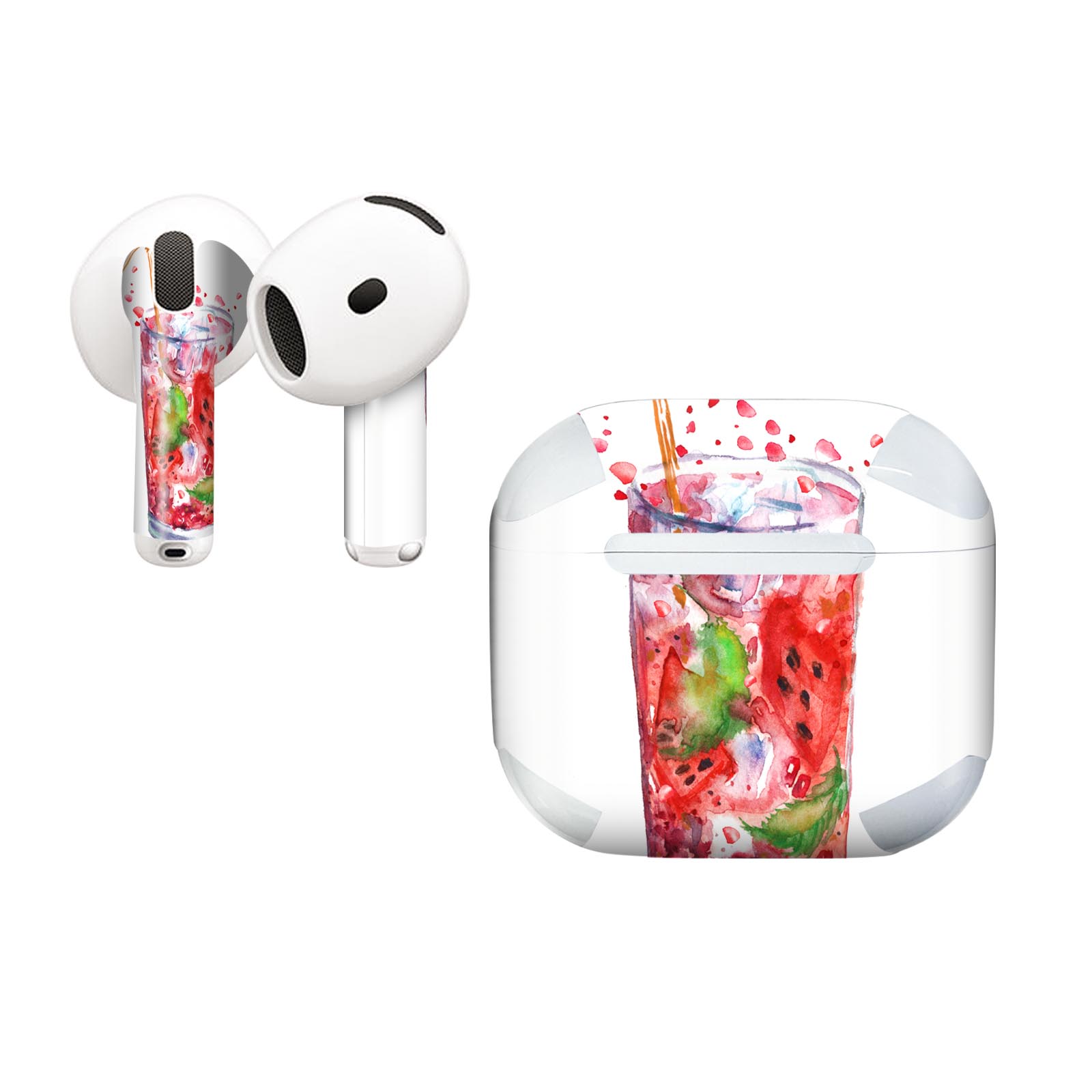 AirPods4 用 オシャレに着飾るデザインステッカー