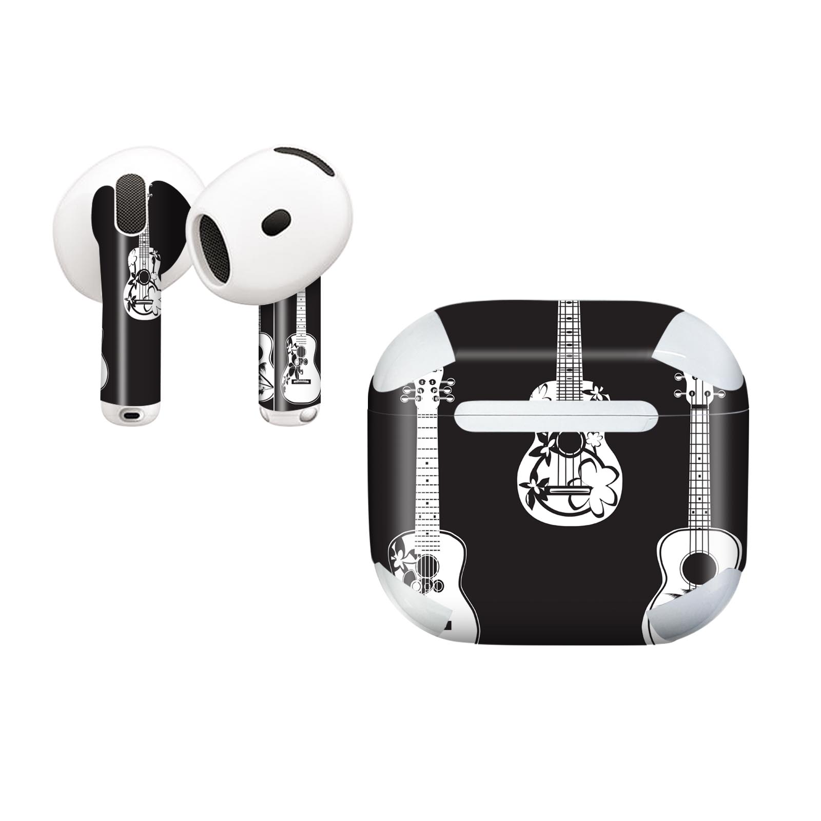 AirPods4 用 オシャレに着飾るデザインステッカー