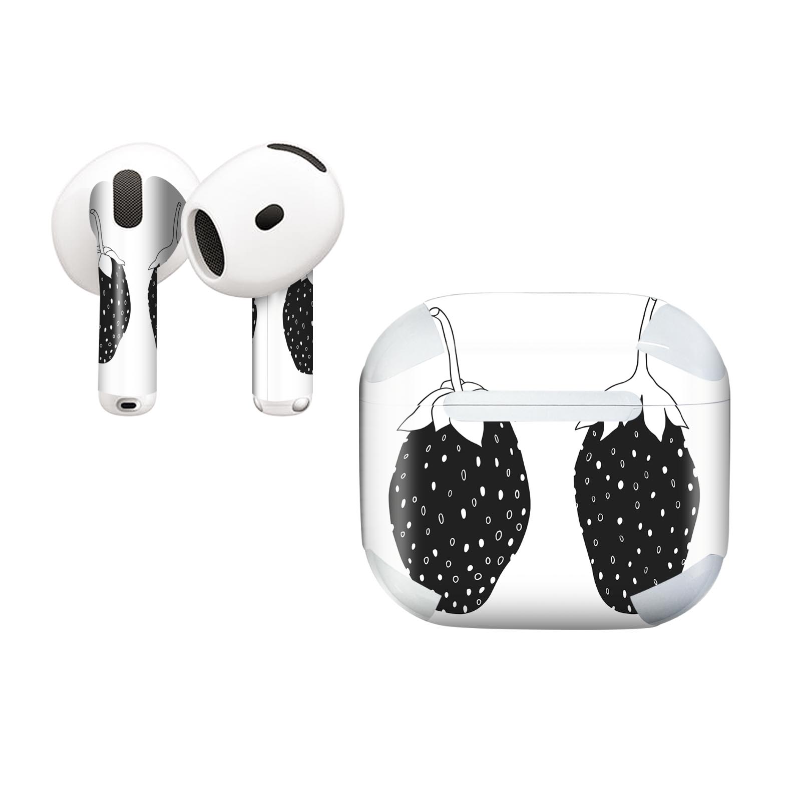 AirPods4 用 オシャレに着飾るデザインステッカー