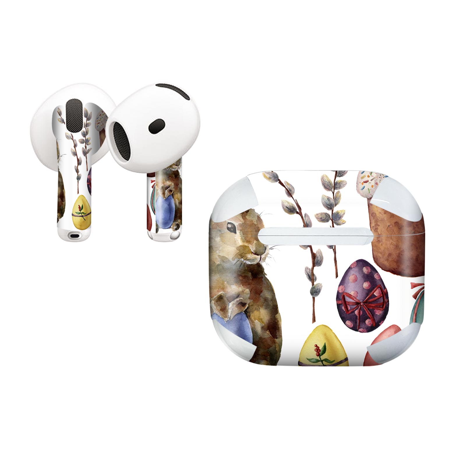 AirPods4 用 オシャレに着飾るデザインステッカー