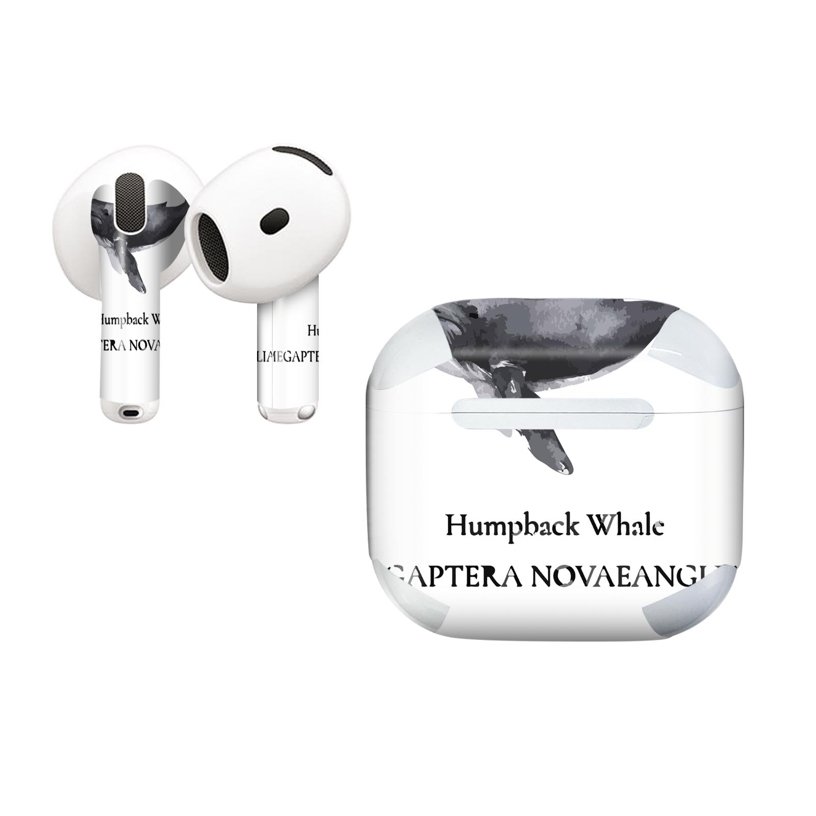 AirPods4 用 オシャレに着飾るデザインステッカー