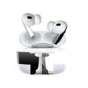 Air Pods Pro2 / Pro1 専用 デザインスキンシール airpods エアポッド apple アップル AirPods Pro 第1世代 airpodsPro 第2世代 対応 イヤホン カバー デコレーション アクセサリー デコシール 003469 チェス 立体 白 黒(2)