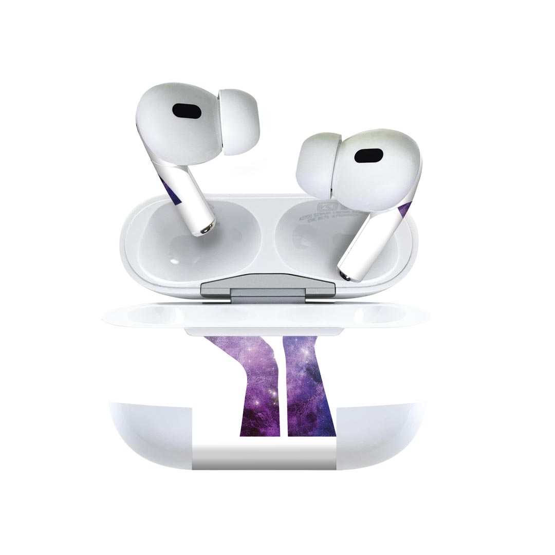 Air Pods Pro2 / Pro1 専用 デザインスキンシール airpods エアポッド apple アップル AirPods Pro 第1世代 airpodsPro 第2世代 対応 イヤホン カバー デコレーション アクセサリー デコシール 020069 デザイン 手 シルエット