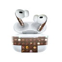 Air Pods Pro2 / Pro1 専用 デザインスキンシール airpods エアポッド apple アップル AirPods Pro 第1世代 airpodsPro 第2世代 対応 イヤホン カバー デコレーション アクセサリー デコシール 020579 マスク デザイン バレンタイン デコレーション