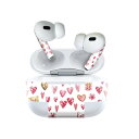 Air Pods Pro2 / Pro1 専用 デザインスキンシール airpods エアポッド apple アップル AirPods Pro 第1世代 airpodsPro 第2世代 対応 イヤホン カバー デコレーション アクセサリー デコシール 020587 マスク デザイン バレンタイン デコレーション