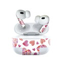 Air Pods Pro2 / Pro1 専用 デザインスキンシール airpods エアポッド apple アップル AirPods Pro 第1世代 airpodsPro 第2世代 対応 イヤホン カバー デコレーション アクセサリー デコシール 020614 マスクデザイン バレンタイン ハート
