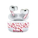 Air Pods Pro2 / Pro1 専用 デザインスキンシール airpods エアポッド apple アップル AirPods Pro 第1世代 airpodsPro 第2世代 対応 イヤホン カバー デコレーション アクセサリー デコシール 020618 マスクデザイン バレンタイン ハート