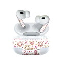 Air Pods Pro2 / Pro1 専用 デザインスキンシール airpods エアポッド apple アップル AirPods Pro 第1世代 airpodsPro 第2世代 対応 イヤホン カバー デコレーション アクセサリー デコシール 020627 マスクデザイン バレンタイン ハート