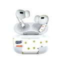 Air Pods Pro2 / Pro1 専用 デザインスキンシール airpods エアポッド apple アップル AirPods Pro 第1世代 airpodsPro 第2世代 対応 イヤホン カバー デコレーション アクセサリー デコシール 020685 マスクデザイン こどもの日 こいのぼり カブト