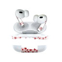 Air Pods Pro2 / Pro1 専用 デザインスキンシール airpods エアポッド apple アップル AirPods Pro 第1世代 airpodsPro 第2世代 対応 イヤホン カバー デコレーション アクセサリー デコシール 020693 マスクデザイン バレンタイン ハート