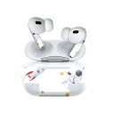 Air Pods Pro2 / Pro1 専用 デザインスキンシール airpods エアポッド apple アップル AirPods Pro 第1世代 airpodsPro 第2世代 対応 イヤホン カバー デコレーション アクセサリー デコシール 020850 マスクデザイン 宇宙 惑星 飛行士