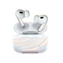 Air Pods Pro2 / Pro1 専用 デザインスキンシール airpods エアポッド apple アップル AirPods Pro 第1世代 airpodsPro 第2世代 対応 イヤホン カバー デコレーション アクセサリー デコシール 022929 カラフル 模様 レインボー