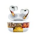 Air Pods Pro2 / Pro1 専用 デザインスキンシール airpods エアポッド apple アップル AirPods Pro 第1世代 airpodsPro 第2世代 対応 イヤホン カバー デコレーション アクセサリー デコシール 023260 葉っぱ 植物 秋