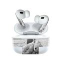 Air Pods Pro2 / Pro1 専用 デザインスキンシール airpods エアポッド apple アップル AirPods Pro 第1世代 airpodsPro 第2世代 対応 イヤホン カバー デコレーション アクセサリー デコシール 023389 子供 写真 モノクロ