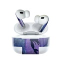 Air Pods Pro2 / Pro1 専用 デザインスキンシール airpods エアポッド apple アップル AirPods Pro 第1世代 airpodsPro 第2世代 対応 イヤホン カバー デコレーション アクセサリー デコシール 023563 人魚　イラスト　海