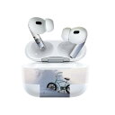 Air Pods Pro2 / Pro1 専用 デザインスキンシール airpods エアポッド apple アップル AirPods Pro 第1世代 airpodsPro 第2世代 対応 イヤホン カバー デコレーション アクセサリー デコシール 023566 雪 自転車