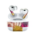 Air Pods Pro2 / Pro1 専用 デザインスキンシール airpods エアポッド apple アップル AirPods Pro 第1世代 airpodsPro 第2世代 対応 イヤホン カバー デコレーション アクセサリー デコシール 023751 花 フラワー