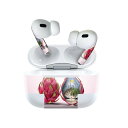 Air Pods Pro2 / Pro1 専用 デザインスキンシール airpods エアポッド apple アップル AirPods Pro 第1世代 airpodsPro 第2世代 対応 イヤホン カバー デコレーション アクセサリー デコシール 023847 ドラゴンフルーツ 夏 ハワイ