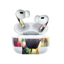 Air Pods Pro2 / Pro1 専用 デザインスキンシール airpods エアポッド apple アップル AirPods Pro 第1世代 airpodsPro 第2世代 対応 イヤホン カバー デコレーション アクセサリー デコシール 023913 花 フラワー チューリップ