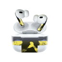 Air Pods Pro2 / Pro1 専用 デザインスキンシール airpods エアポッド apple アップル AirPods Pro 第1世代 airpodsPro 第2世代 対応 イヤホン カバー デコレーション アクセサリー デコシール 023922 手形 ウクライナ 青黄色(2)