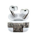 Air Pods Pro2 / Pro1 専用 デザインスキンシール airpods エアポッド apple アップル AirPods Pro 第1世代 airpodsPro 第2世代 対応 イヤホン カバー デコレーション アクセサリー デコシール 025681 街並み 自転車 風景