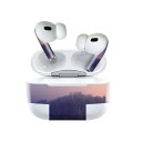 Air Pods Pro2 / Pro1 専用 デザインスキンシール airpods エアポッド apple アップル AirPods Pro 第1世代 airpodsPro 第2世代 対応 イヤホン カバー デコレーション アクセサリー デコシール 025683 自然 風景 霧 木 月(2)