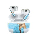 Air Pods Pro2 / Pro1 専用 デザインスキンシール airpods エアポッド apple アップル AirPods Pro 第1世代 airpodsPro 第2世代 対応 イヤホン カバー デコレーション アクセサリー デコシール 025713 プール　犬　動物