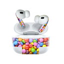 楽天スマコレAir Pods Pro2 / Pro1 専用 デザインスキンシール airpods エアポッド apple アップル AirPods Pro 第1世代 airpodsPro 第2世代 対応 イヤホン カバー デコレーション アクセサリー デコシール 025841 チョコレート　お菓子　カラフル