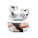 Air Pods Pro2 / Pro1 専用 デザインスキンシール airpods エアポッド apple アップル AirPods Pro 第1世代 airpodsPro 第2世代 対応 イヤホン カバー デコレーション アクセサリー デコシール 025886 スイーツ いちご クロワッサン パン
