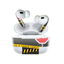 Air Pods Pro2 / Pro1 専用 デザインスキンシール airpods エアポッド apple アップル AirPods Pro 第1世代 airpodsPro 第2世代 対応 イヤホン カバー デコレーション アクセサリー デコシール 025918 工事中 危険 看板
