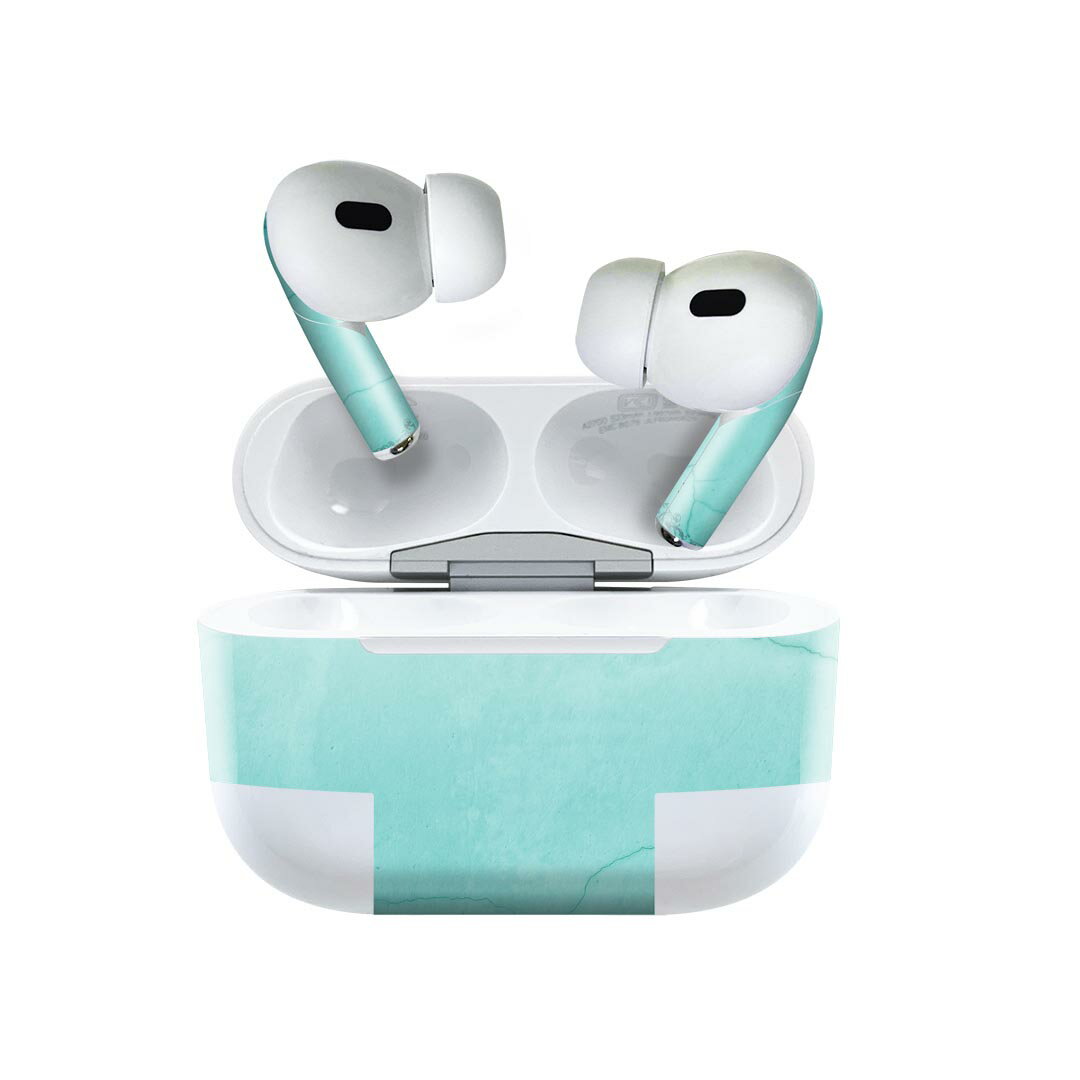 Air Pods Pro2 / Pro1 専用 デザインスキンシール airpods エアポッド apple アップル AirPods Pro 第1世代 airpodsPro 第2世代 対応 イヤホン カバー デコレーション アクセサリー デコシール 025980 ひび 柄