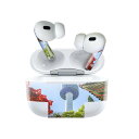 Air Pods Pro2 / Pro1 専用 デザインスキンシール airpods エアポッド apple アップル AirPods Pro 第1世代 airpodsPro 第2世代 対応 イヤホン カバー デコレーション アクセサリー デコシール 026079 タワー 建築物 木 自然(2)