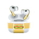 Air Pods Pro2 / Pro1 専用 デザインスキンシール airpods エアポッド apple アップル AirPods Pro 第1世代 airpodsPro 第2世代 対応 イヤホン カバー デコレーション アクセサリー デコシール 026083 ハンバーガー　ジャンク　食べ物