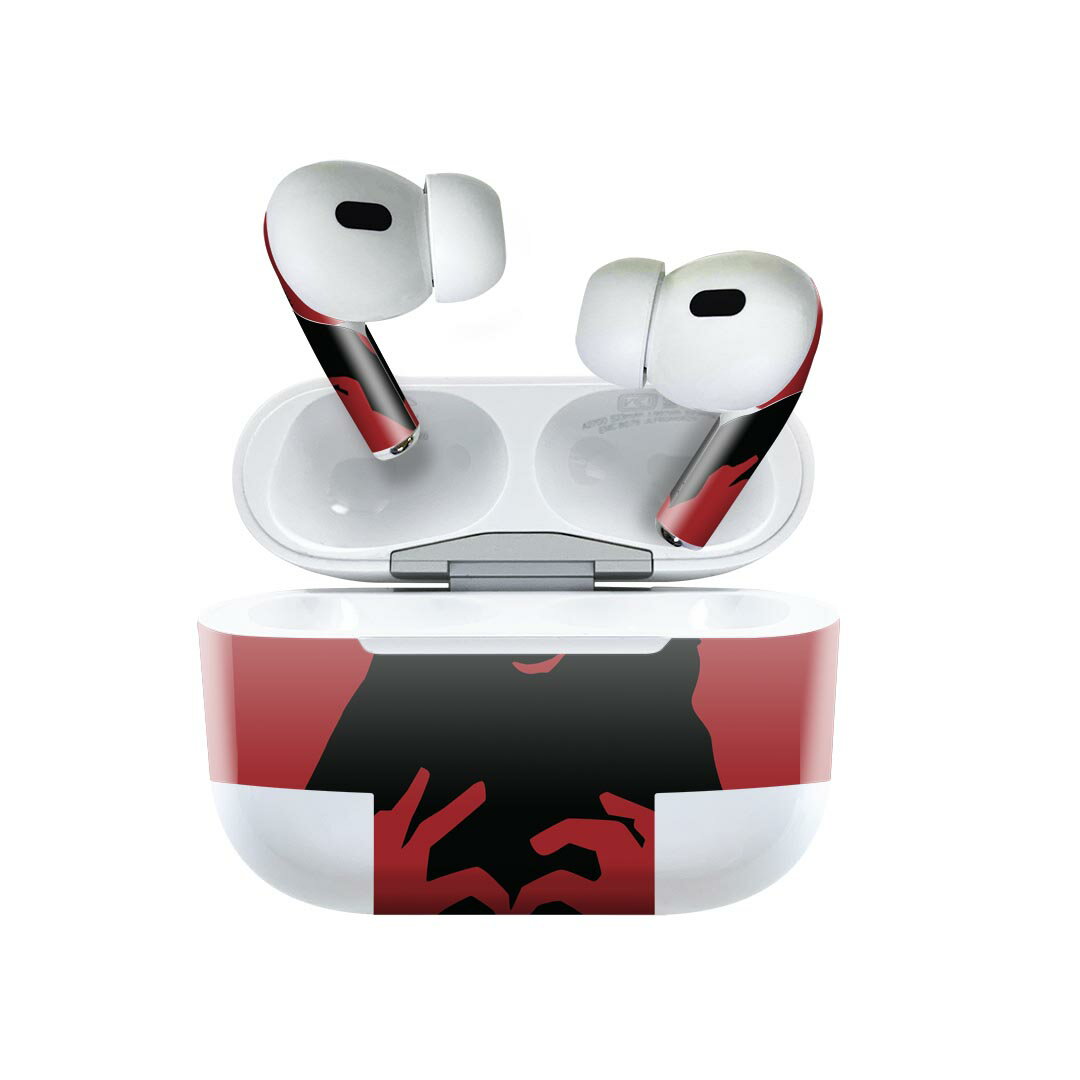 Air Pods Pro2 / Pro1 専用 デザインスキンシール airpods エアポッド apple アップル AirPods Pro 第1世代 airpodsPro 第2世代 対応 イヤホン カバー デコレーション アクセサリー デコシール 026156 動物　くま　ハート