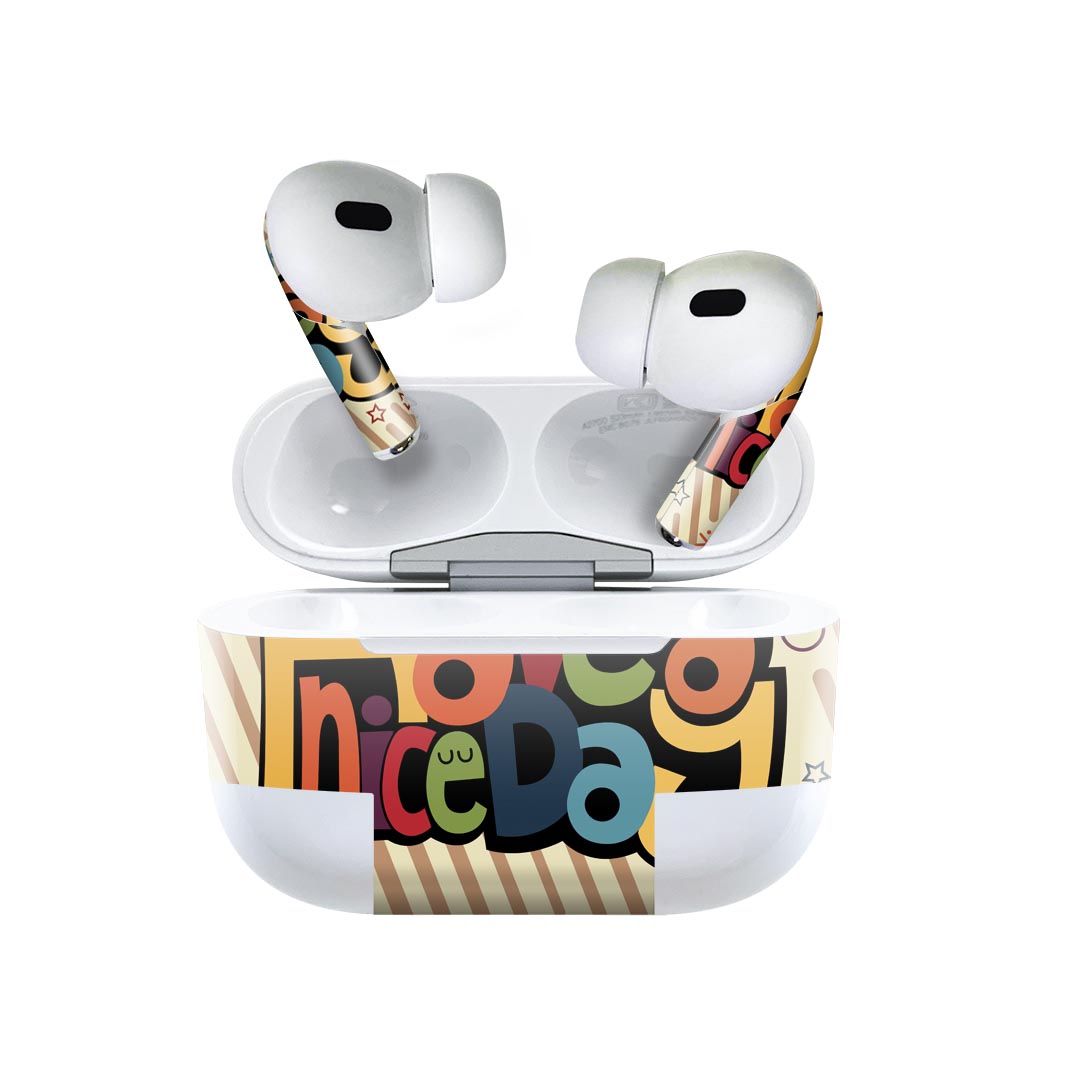 Air Pods Pro2 / Pro1 専用 デザインスキンシール airpods エアポッド apple アッ...