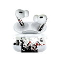 Air Pods Pro2 / Pro1 専用 デザインスキンシール airpods エアポッド apple アップル AirPods Pro 第1世代 airpodsPro 第2世代 対応 イヤホン カバー デコレーション アクセサリー デコシール 004626 蝶 イラスト 赤 黒(2)
