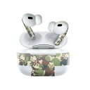 Air Pods Pro2 / Pro1 専用 デザインスキンシール airpods エアポッド apple アップル AirPods Pro 第1世代 airpodsPro 第2世代 対応 イヤホン カバー デコレーション アクセサリー デコシール 004655 迷彩 カモフラ 犬