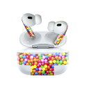 Air Pods Pro2 / Pro1 専用 デザインスキンシール airpods エアポッド apple アップル AirPods Pro 第1世代 airpodsPro 第2世代 対応 イヤホン カバー デコレーション アクセサリー デコシール 005428 写真 ビーズ カラフル(2)