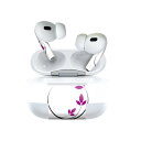 Air Pods Pro2 / Pro1 専用 デザインスキンシール airpods エアポッド apple アップル AirPods Pro 第1世代 airpodsPro 第2世代 対応 イヤホン カバー デコレーション アクセサリー デコシール 005931 植物 シンプル(2)