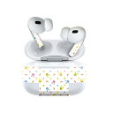 Air Pods Pro2 / Pro1 専用 デザインスキンシール airpods エアポッド apple アップル AirPods Pro 第1世代 airpodsPro 第2世代 対応 イヤホン カバー デコレーション アクセサリー デコシール 006736 うさぎ 動物 模様
