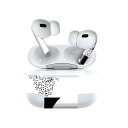 Air Pods Pro2 / Pro1 専用 デザインスキンシール airpods エアポッド apple アップル AirPods Pro 第1世代 airpodsPro 第2世代 対応 イヤホン カバー デコレーション アクセサリー デコシール 006959 音符 黒 ブラック