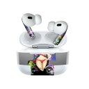 Air Pods Pro2 / Pro1 専用 デザインスキンシール airpods エアポッド apple アップル AirPods Pro 第1世代 airpodsPro 第2世代 対応 イヤホン カバー デコレーション アクセサリー デコシール 007294 イラスト 人物 カラフル レインボー