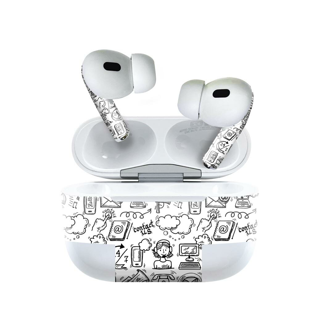 Air Pods Pro2 / Pro1 専用 デザインスキンシール airpods エアポッド apple アップル AirPods Pro 第1..