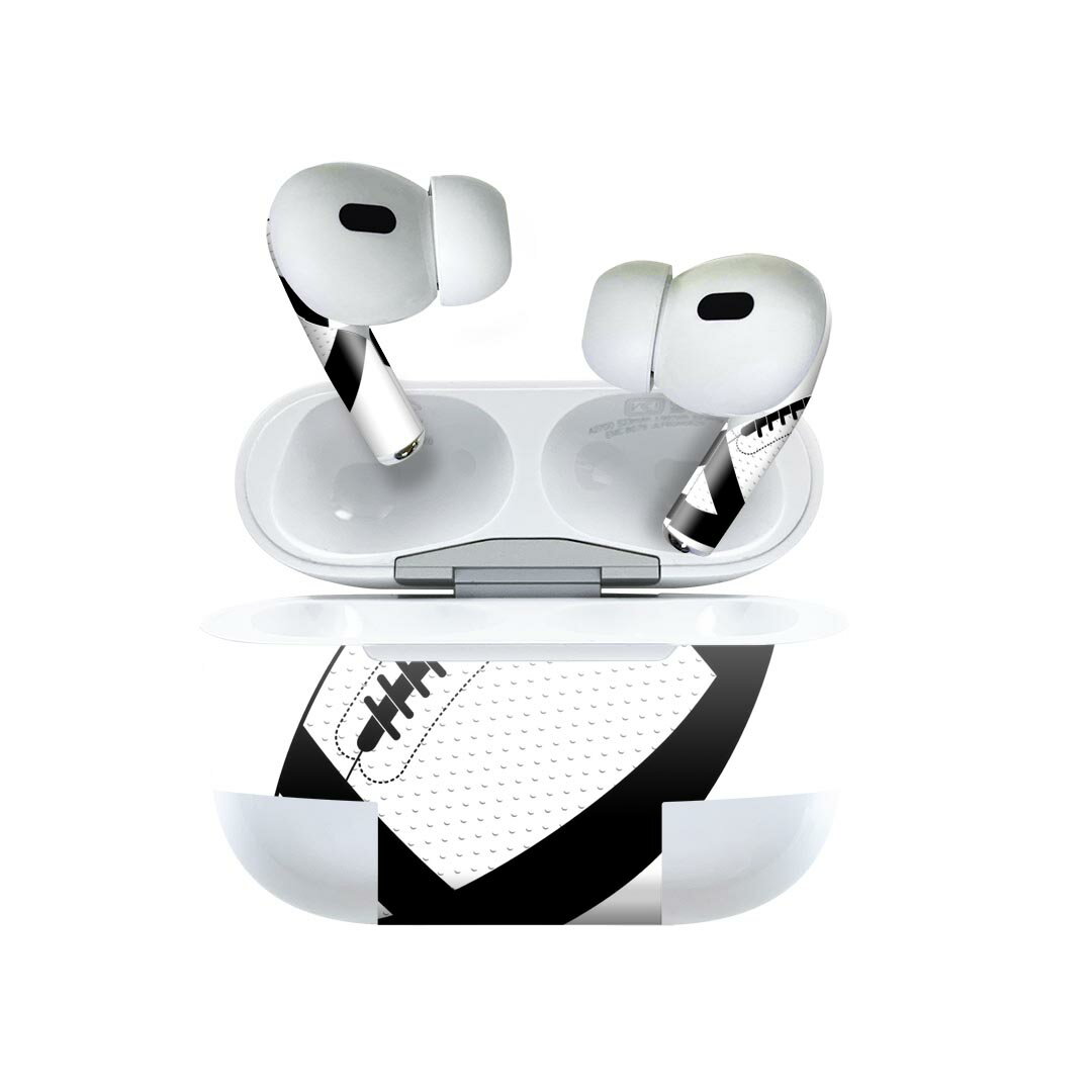 楽天スマコレAir Pods Pro2 / Pro1 専用 デザインスキンシール airpods エアポッド apple アップル AirPods Pro 第1世代 airpodsPro 第2世代 対応 イヤホン カバー デコレーション アクセサリー デコシール 010184 スポーツ　ラグビー　ボール