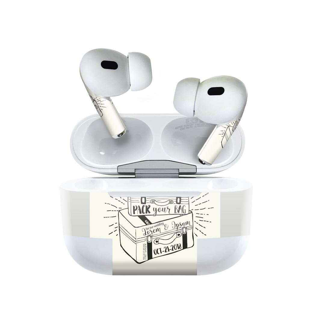 Air Pods Pro2 / Pro1 専用 デザインスキンシール airpods エアポッド apple アップル AirPods Pro 第1..
