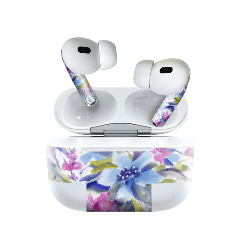 Air Pods Pro2 / Pro1 専用 デザインスキンシール airpods エアポッド apple アップル AirPods Pro 第1世代 airpodsPro 第2世代 対応 イヤホン カバー デコレーション アクセサリー デコシール 011152 花 水彩 カラフル Air Pods Pro2 / Pro1 専用 デザインスキンシール airpods エアポッド apple アップル AirPods Pro 第1世代 airpodsPro 第2世代 対応 イヤホン カバー デコレーション アクセサリー デコシール 011152 花 水彩 カラフル
