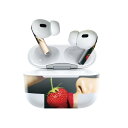 Air Pods Pro2 / Pro1 専用 デザインスキンシール airpods エアポッド apple アップル AirPods Pro 第1世代 airpodsPro 第2世代 対応 イヤホン カバー デコレーション アクセサリー デコシール 011897 女性 苺