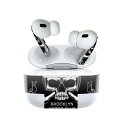 Air Pods Pro2 / Pro1 専用 デザインスキンシール airpods エアポッド apple アップル AirPods Pro 第1世代 airpodsPro 第2世代 対応 イヤホン カバー デコレーション アクセサリー デコシール 011907 スカル かっこいい ロック(2)
