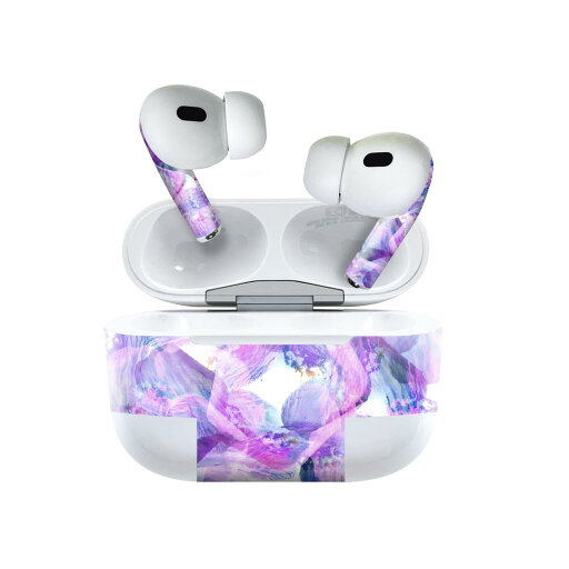 Air Pods Pro2 / Pro1 専用 デザインスキンシール airpods エアポッド apple アップル AirPods Pro 第1世代 airpodsPro 第2世代 対応 イヤホン カバー デコレーション アクセサリー デコシール 012529 紫 ピンク 水彩 Air Pods Pro2 / Pro1 専用 デザインスキンシール airpods エアポッド apple アップル AirPods Pro 第1世代 airpodsPro 第2世代 対応 イヤホン カバー デコレーション アクセサリー デコシール 012529 紫 ピンク 水彩