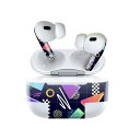 Air Pods Pro2 / Pro1 専用 デザインスキンシール airpods エアポッド apple アップル AirPods Pro 第1世代 airpodsPro 第2世代 対応 イヤホン カバー デコレーション アクセサリー デコシール 012557 丸　三角　柄